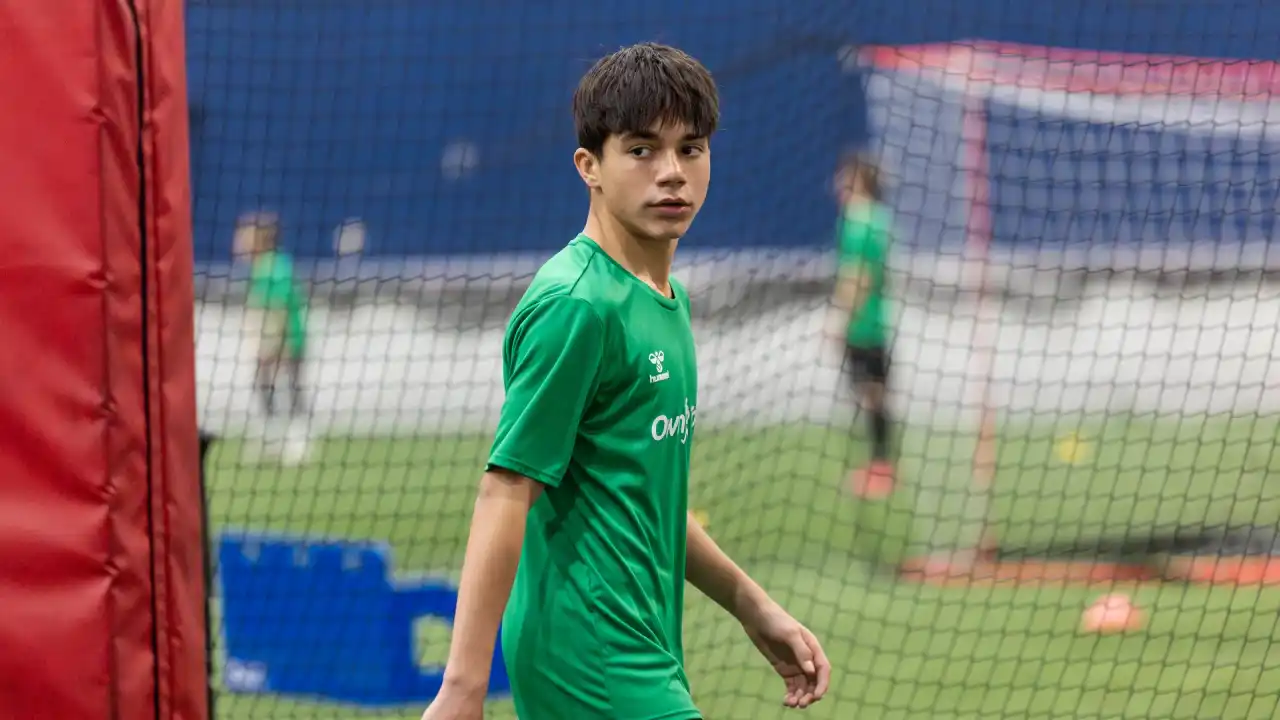 Young players in their first training sessions at Own Touch, Charlotte